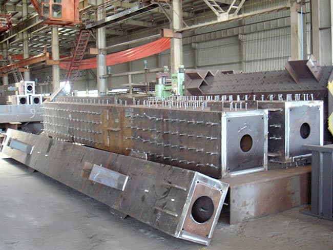 兴平水泥厂网架安装